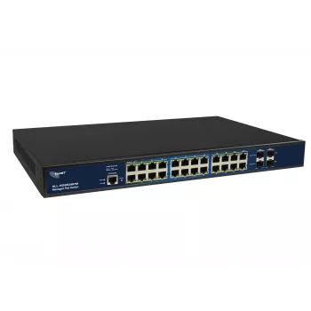 ALLNET ALL-SG8626PMJ Layer 2+ pilnībā pārvaldīts Gigabit slēdzis ar 24 portiem PoE+ 370W