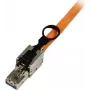 Synergy 21 CAT6A RJ45 lauka terminējams TP spraudnis, bezinstrumentu, ekranēts, push/pull fiksators
