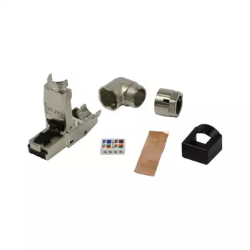 SYNERGY21 RJ45 lauka terminējams bezinstrumentu spraudnis Cat.6A ekranēts taisns/leņķa (S216569)