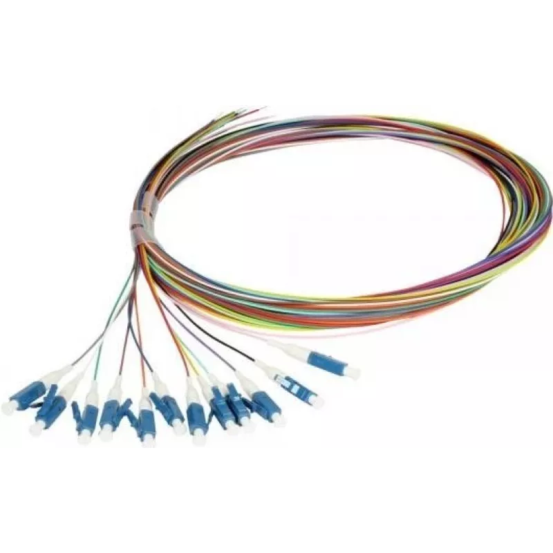Synergy 21 S215475V2 Fiber Optic Pigtail 2 m LC/UPC OS2 12-Pack Colored