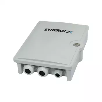 SYNERGY21 FTTH sienas sadalnes kārba, IP55, 1x ieeja/24x izeja 2mm vai 2x izeja 4-12mm
