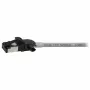 Synergy21 Patch Cable RJ45, CAT6A 500MHz, 0,15m, Pelēks, S/FTP, Slimline Round d=4,5mm, TPE/LSZH (Superflex), AWG28, ar CAT7 izejmateriālu, Rotējams spraudnis