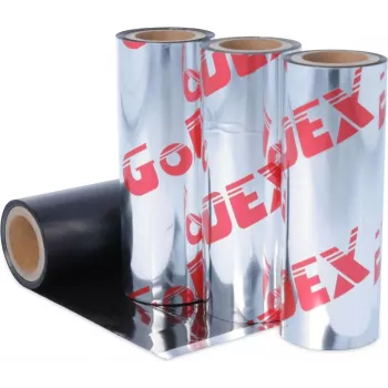 Godex Thermal Transfer Ribbon Wax/Resin Black 57mm x 74m
