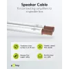GOOBAY Bulk Speaker Cable White 10m
