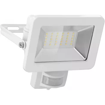 Goobay LED āra prožektors 30 W ar kustības sensoru, 2400 lm, 4000 K, IP65, PIR sensors, sienas stiprinājums, 0,5 m kabelis