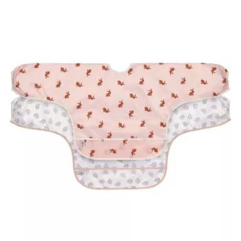 Lassig Little Forest Bunny komplekts ar garām piedurknēm un priekšautiņu 6m+