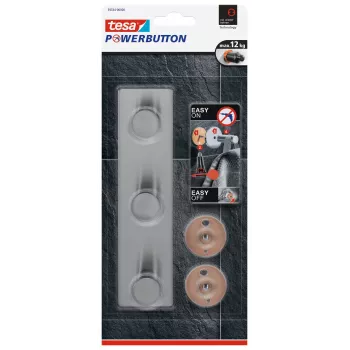 Tesa Powerbutton Classic āķu sliede nerūsējošais tērauds (59334-00000-01)