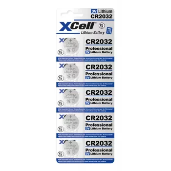 XCell CR2032 pulksteņa baterija - 3V litija monētas elements (145538)