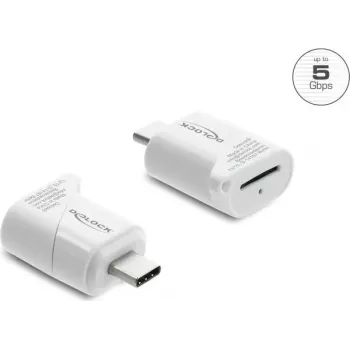 Delock Mini Card Reader USB Type-C Micro SD atmiņas kartēm
