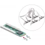 DELOCK M.2 Card to 8x Serial RS-232 DB9