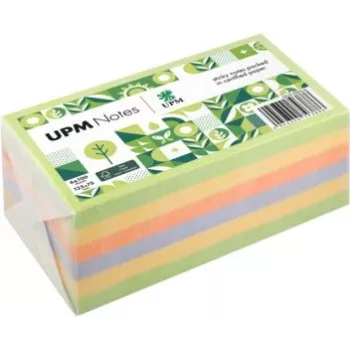 UPM Notes Haftnotiz 5855-76PG-6 Spring Sticky Notes 125x75mm 100 Sheets 6 Pads Assorted Colours