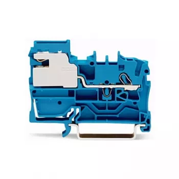 WAGO 2002-7114 2-dzīslu spiedspaile, 2,5 mm², 800 V, pelēka