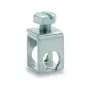 WAGO 209-105 Caurplūdes spaiļu bloks, 2-vadītāju, 2,5 mm², pelēks, 50 gab.