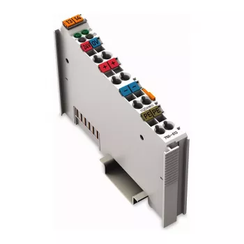 WAGO 750-613 4-dzīslu spaiļu bloks, pelēks, CAGE CLAMP, 0,08-2,5 mm², DIN-35 sliede