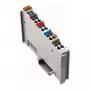 WAGO 750-613 4-dzīslu spaiļu bloks, pelēks, CAGE CLAMP, 0,08-2,5 mm², DIN-35 sliede