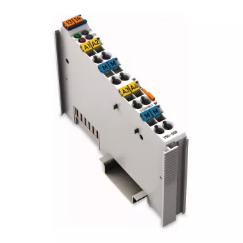 WAGO 750-559 Analogās izejas modulis - 4 kanāli, 0-10 V, 12 biti, 500 V sistēmas izolācija, 10 ms reakcijas laiks, CAGE CLAMP