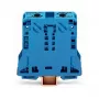 WAGO 285-154 Caurplūdes spaiļu bloks, 35 mm², CAGE CLAMP, pelēks, 20x94x87 mm