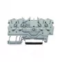 WAGO Caurplūdes spaiļu bloks 4 mm², pelēks, 32 A, 800 V, CAGE CLAMP®