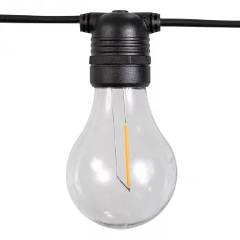 NewGarden ALLEGRA GUIRLANDA Cable Black 10m E27 IP65 Outdoor String Light