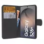 PEDEA Book Cover Classic for Samsung Galaxy S26 Plus, Black