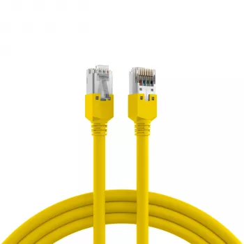 EFB Elektronik RJ45 Patch Cable Cat.5e SF/UTP LSZH Draka UC300 TM11 Yellow 15m