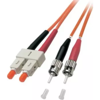 EFB-Elektronik ECOFIBER Duplekss Jumper SC-ST 62.5/125 µm OM1 LSZH Oranžs 3.0 mm 3 m