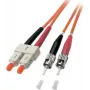 EFB-Elektronik ECOFIBER Duplekss Jumper SC-ST 62.5/125 µm OM1 LSZH Oranžs 3.0 mm 3 m
