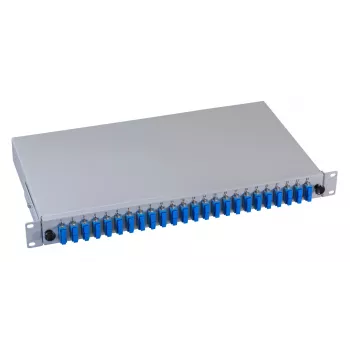 EFB Elektronik Fiber Optic Patch Panel - Rack Mount - SC SM X 48 - Grey, RAL 7035 - 1U - 19 inch
