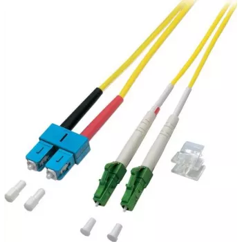 EFB-Elektronik Duplex Jumper LC/APC-SC 9/125µ, OS2, LSZH, Yellow, 2.0mm, 3m