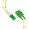 EFB Elektronik Duplex Patchkabel LC/APC-SC/APC OS2 G652D 1m LSZH 2mm dzeltens