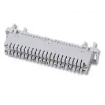EFB Elektronik LSA Connection Strip 2/10 to 10DA for Round Bar Mounting, with Color Code