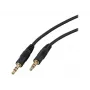 EFB Electronics Audio kabelis - 3,5mm stereo ligzda vīrietis uz 3,5mm stereo ligzda vīrietis - 1,5m - Melns