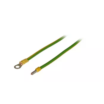 EFB-Elektronik Zemējuma kabelis 6 mm² RKS M6/AE 0,5 m Zaļš/Dzeltens