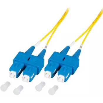 EFB Elektronik O2513.5-1.2 optiskās šķiedras savienotājkabelis 5 m SC Duplex OS2 dzeltens