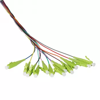 EFB Elektronik Fibre Pigtail LC 50/125 OM5 12-Krāsu komplekts 2 m