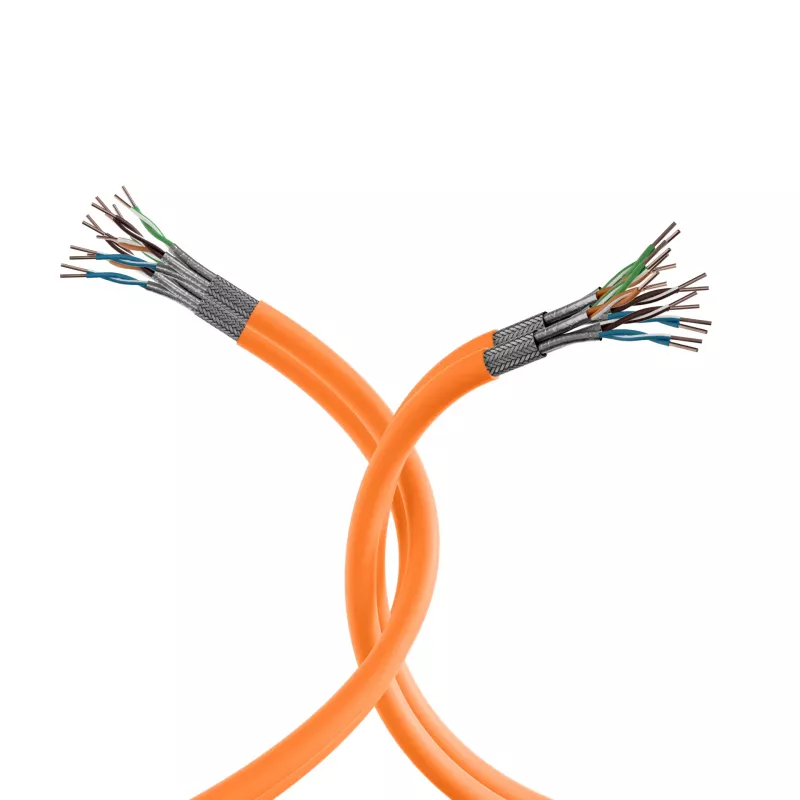EFB Elektronik MK7100DX.500-CPR Cat7a S/FTP LSZH datu kabelis 500 m oranžs