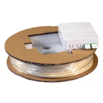 EFB Elektronik FTTX Compact Box Pre-assembled, 2xLC/APC Duplex, G.657.A2, 30m