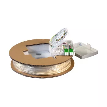 EFB Elektronik FTTX Compact Box Pre-assembled, 2xLC/APC Duplex, G.657.A2, 60m
