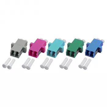 EFB Electronics LC/APC Duplex Coupler OS2 Plastic Green Housing SC Simplex