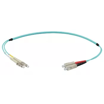 EFB Elektronik IPL-DF-LCUSCU-3-0200 Fiber Optic Patch Cable 2 m OM3 LC to SC