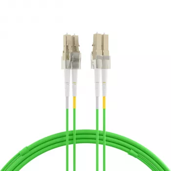 EFB Electronics IPL-DR-LCULCU-5-0050 Fiber Optic Patch Cable, OM5, LC/UPC to LC/UPC, 0,5 m, LSZH, Lime Green