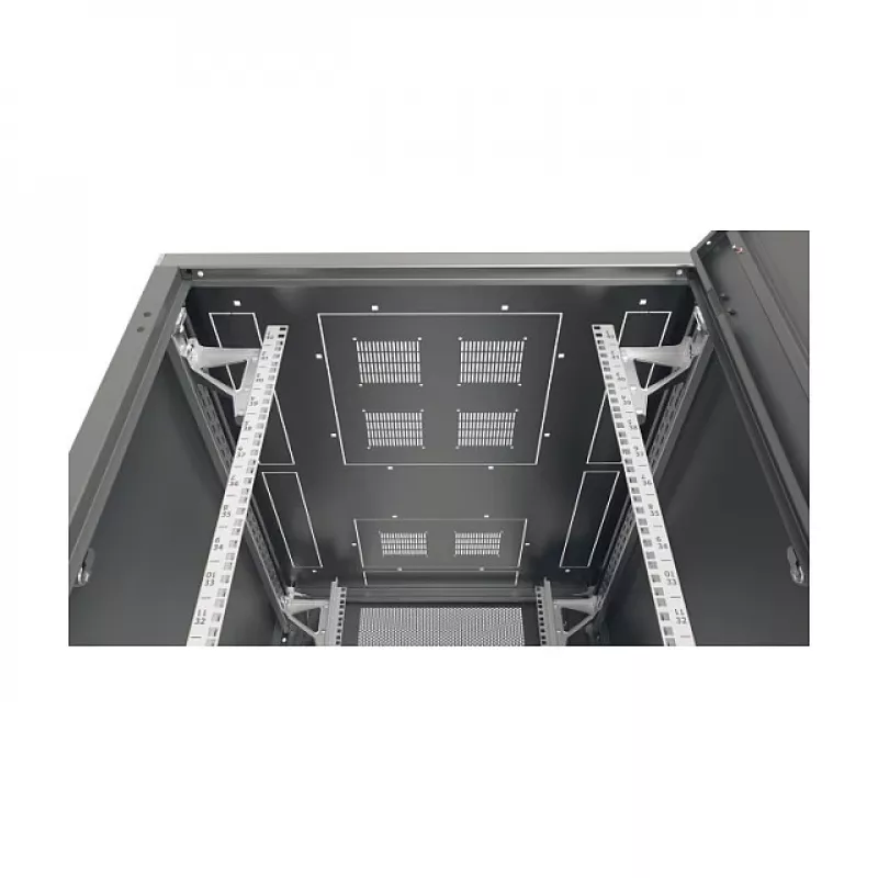 EFB Elektronik PRO 42U 19 collu servera skapis tīkla skapis Jet Black RAL 9005 800x1000mm