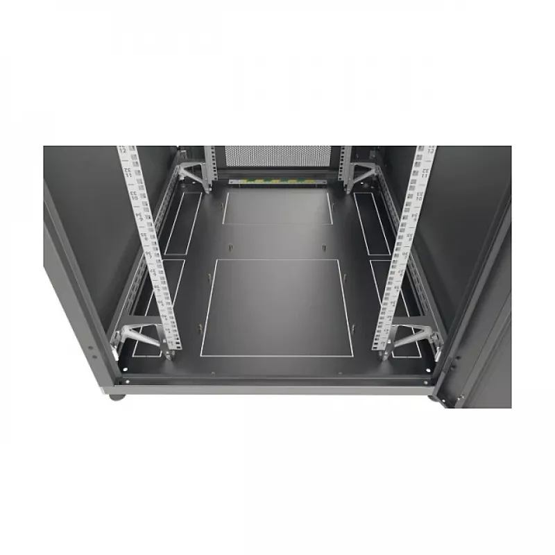 EFB Elektronik PRO 42U 19 collu servera skapis tīkla skapis Jet Black RAL 9005 800x1000mm