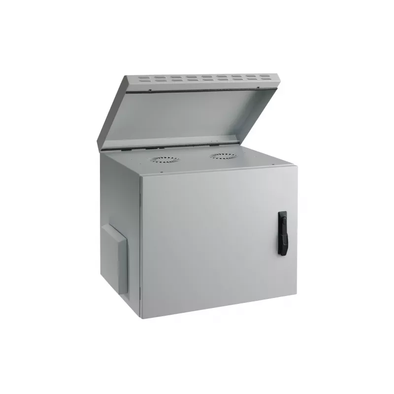 EFB Elektronik 19 collu sienas korpuss IP55 9U Stikla durvis Dziļums 600 mm RAL7035