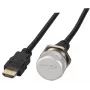 EFB Elektronik IP67 HDMI iebūvējamā ligzda, M25, HDMI A-A ligzda-spraudnis, servisa ports, turēšanas aukla, 1,0 m