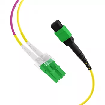 EFB Elektronik MTPF12LCAPC-3 3 m OS2 MTP 12x LC Fiber Optic Breakout Cable