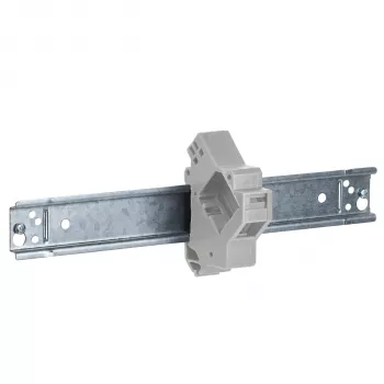 EFB Elektronik Keystone moduļa turētājs 1 ports, DIN sliedei sadales kārbās, plastmasa, balts (RAL 9010)