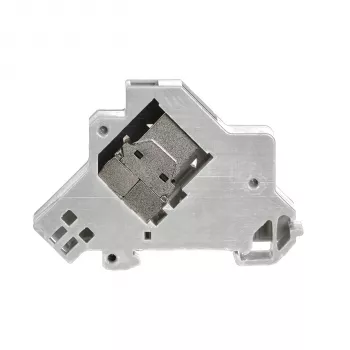 EFB Elektronik Keystone moduļa turētājs 1 ports, DIN sliedei sadales kārbās, plastmasa, balts (RAL 9010)