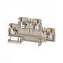 Weidmüller Caurvada spaiļu bloks A2T 2.5, 2.5 mm², bēšs, PUSH IN