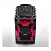 Leicke DJ ROXX TROLLEY PRO Pārnēsājama PA skaļruņu sistēma ar Bluetooth, 100W RMS, 10 inch zemfrekvences skaļrunis, LED gaismas, ratiņi, mikrofons, tālvadības pults